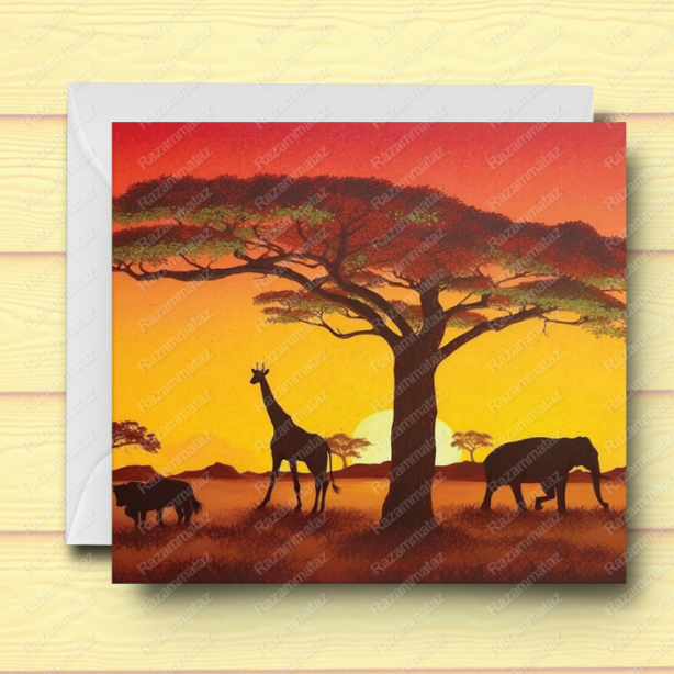 African Card K
